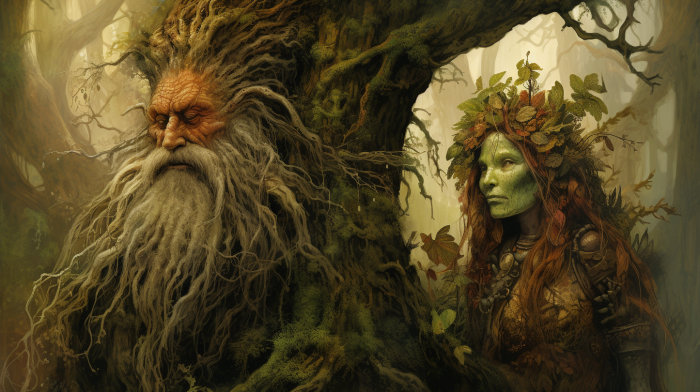 treebeard and his wife Fimbrethil