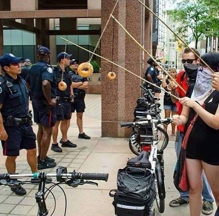 des donuts pour policier
