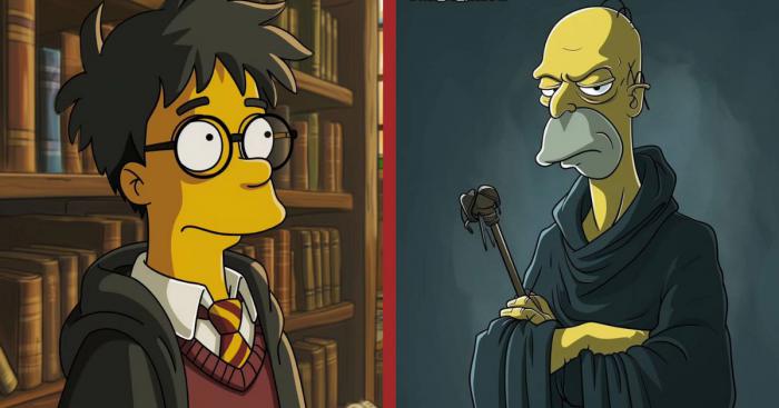 20 personnages de Harry Potter imaginés façon Les Simpson
