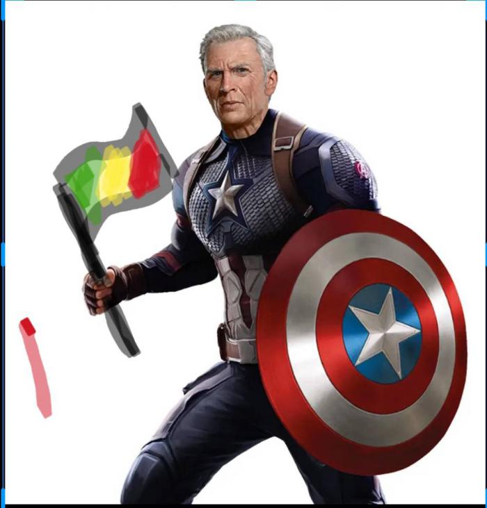 Captain America au Congo