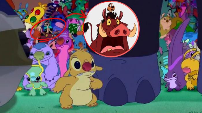 Leroy & Stitch Timon & Pumba cameo