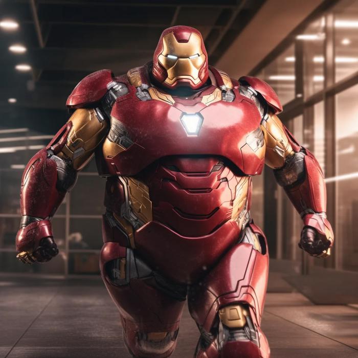 Iron Man en version obèse