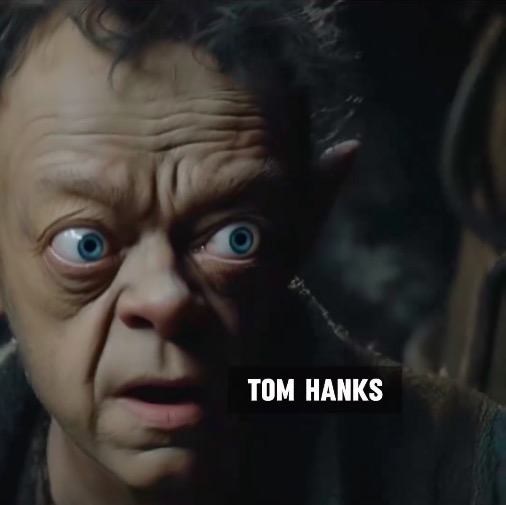 Tom Hanks en Gollum 