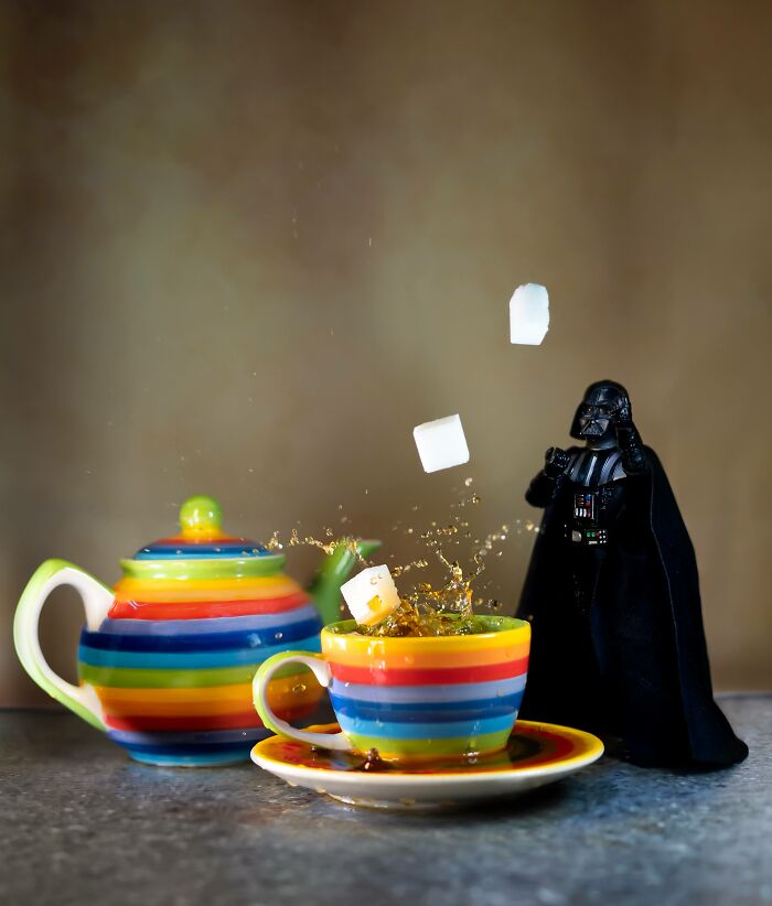 Dark Vador et une tasse de thé