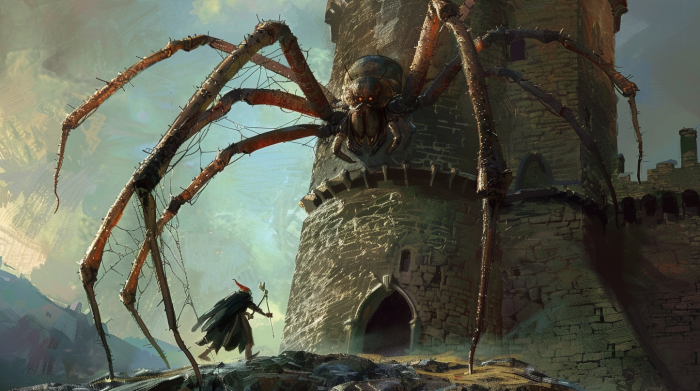 shelob attack gobelins and orcs