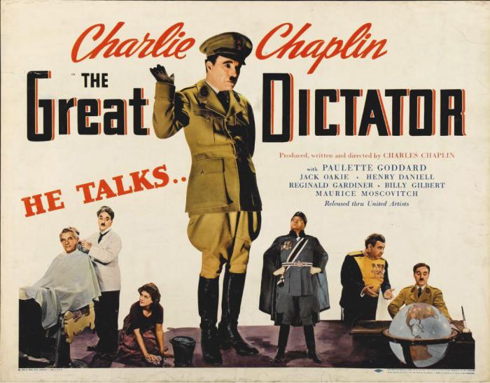 le dictateur Charlie Chaplin 