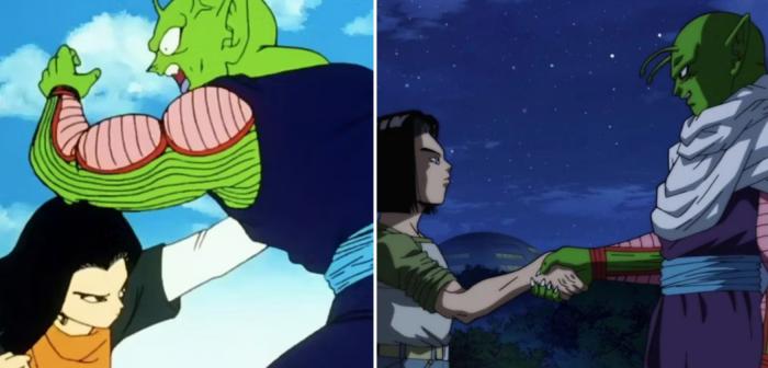 Android 17 and piccolo dragon ball 