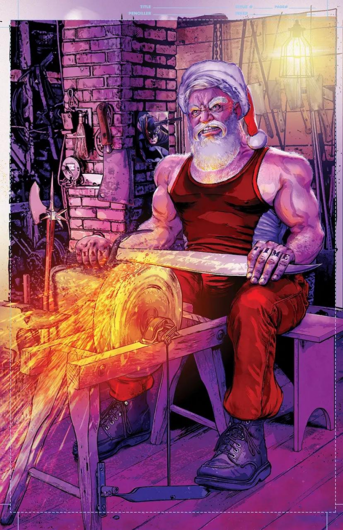 Batman -  Santa Claus : Silent Knight par Tony Shasteen