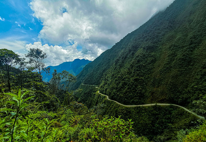 Route des Yungas en Bolivie