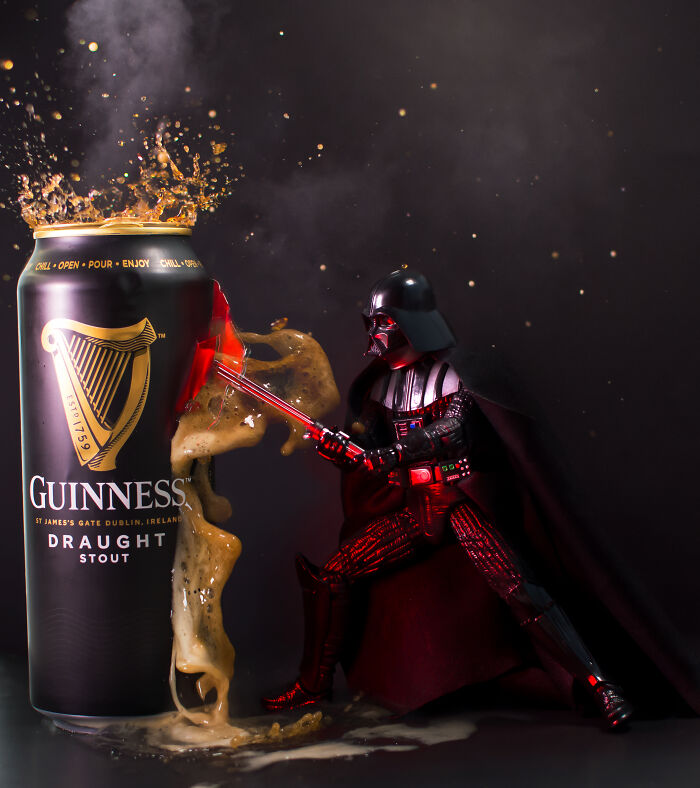Dark Vador et une Guinness