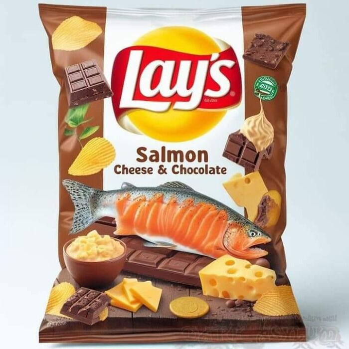 chips saumon chocolat