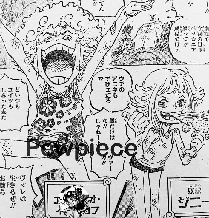 Le chapitre 1095 de One Piece qui a fuité.