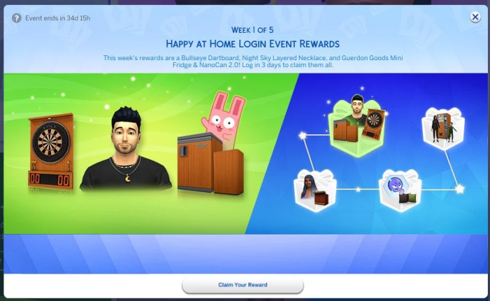 Sims 4 Daily Rewards