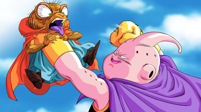 dragon ball majin buu kill babidi