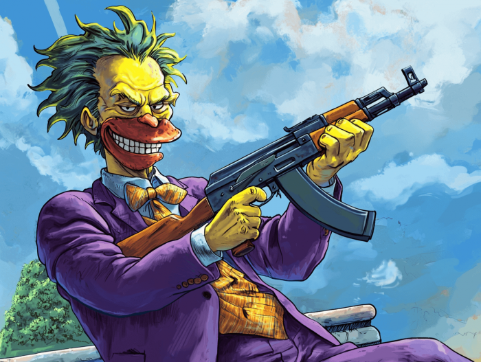 Homer façon Joker