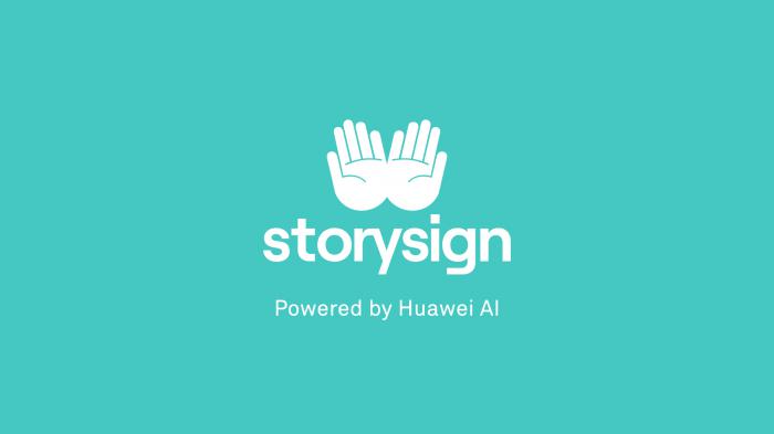 Storysign est une initiative de Huawei. 