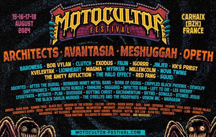 motocultor 2024 line up