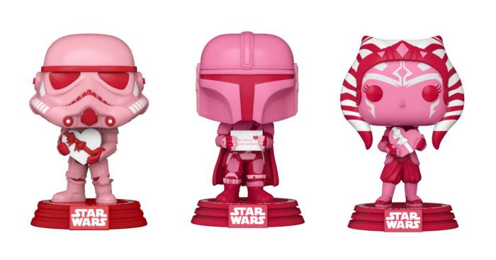 Les nouvelles figurines Funko Pop! Star Wars pour fêter la Saint-Valentin