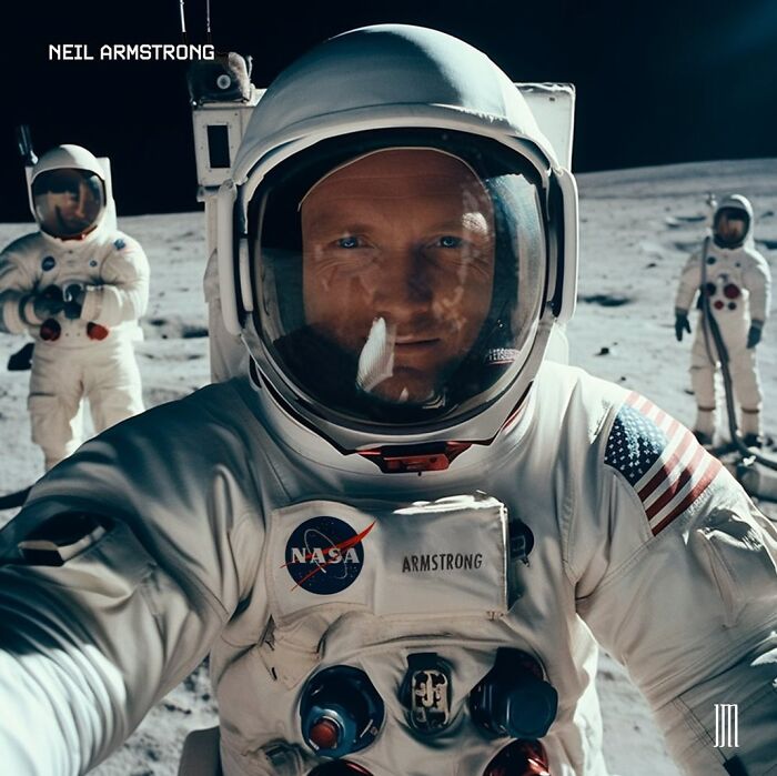 Selfie de Neil Armstrong