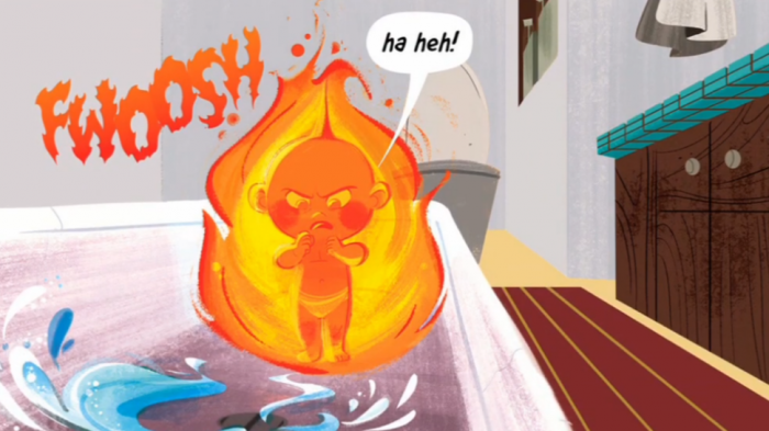 The incredibles 2 comics Heroes at Home Jack Jack