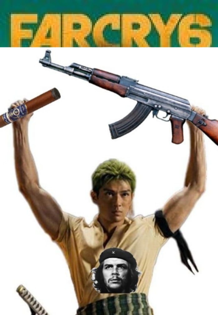 Zoro avec des armes