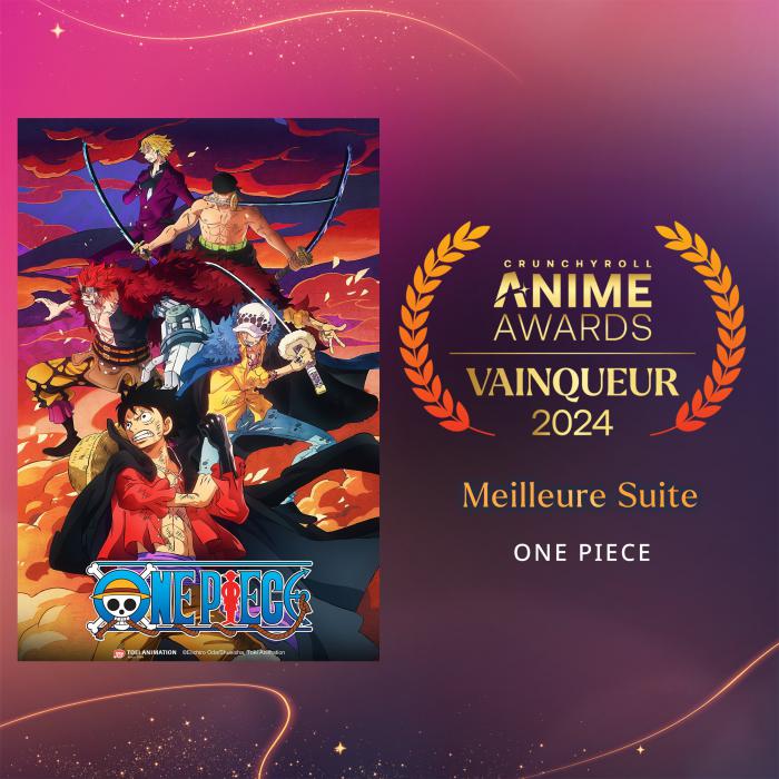 crunchyroll anime awards 2024 meilleure suite