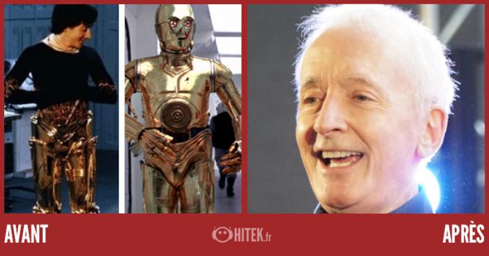 avant après star wars trilogie originale 2024 anthony daniels