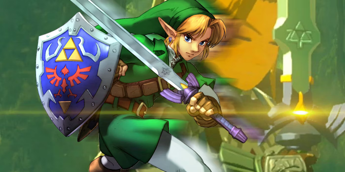 Link et son emblématique épée