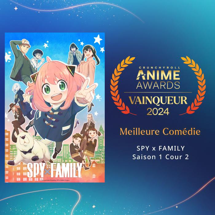crunchyroll anime awards 2024 meilleure comédie