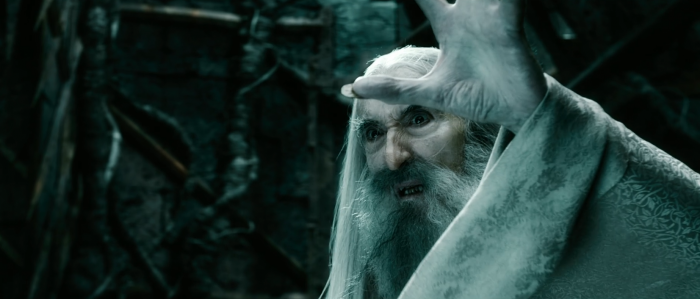 Saruman face à Sauron
