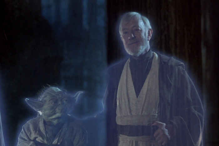 Les Fantômes de Force à la fin de Le Retour du Jedi