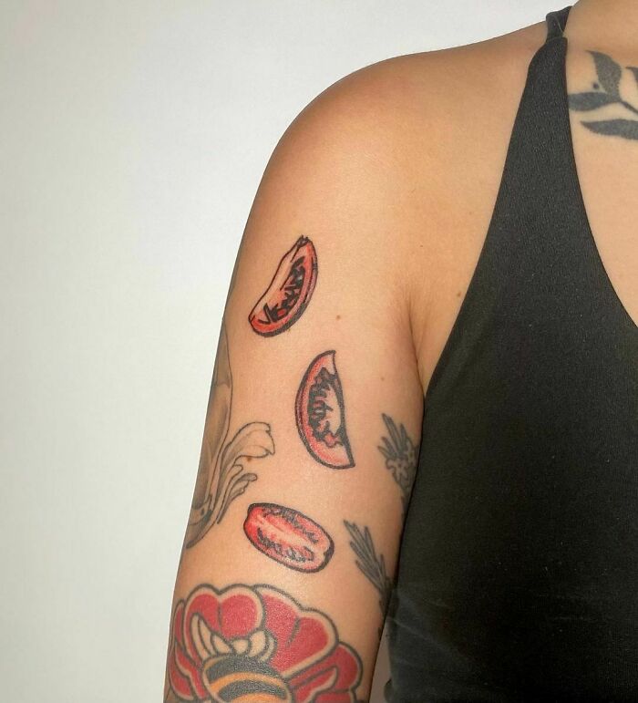 tatouage de tomate