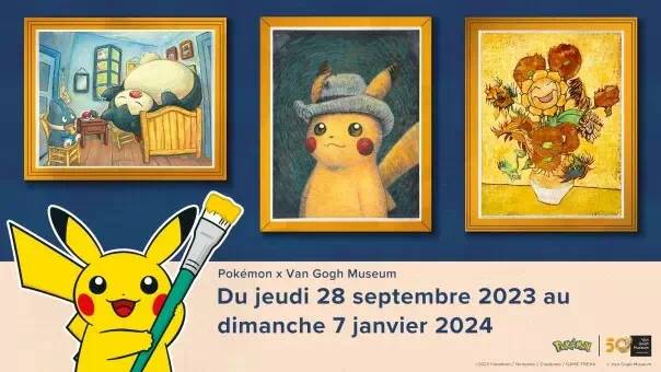 Exposition Van Gogh Pokémon Amsterdam