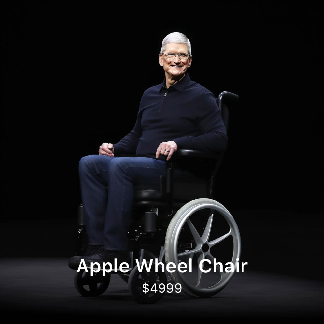 la chaise reloutante apple