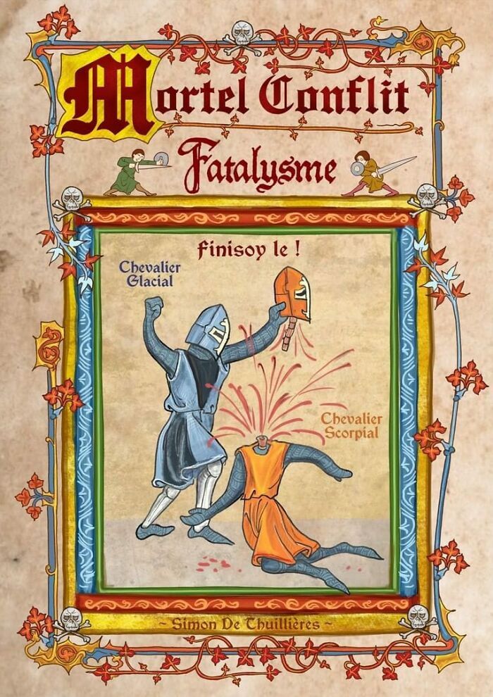 Affiche médiévale Mortal Kombat
