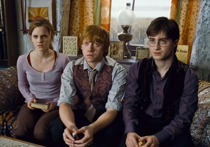 Emma Watson, Rupert Grint et Daniel Radcliffe dans la saga Harry Potter.