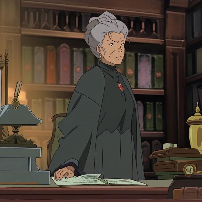 Minerva McGonagall en version Ghibli