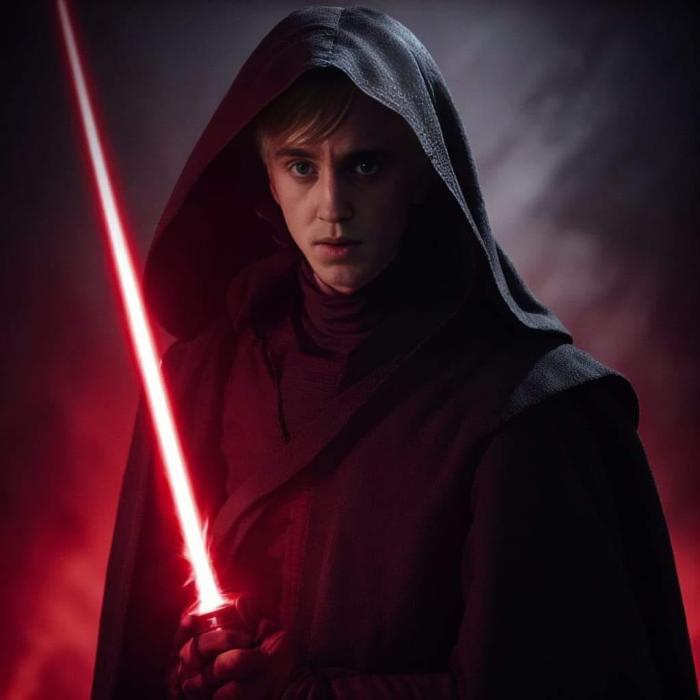 Tom Felton en Anakin Skywalker