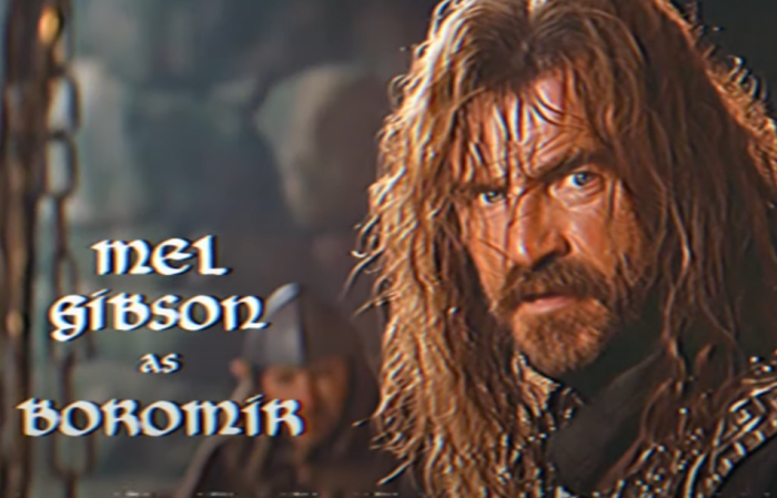 Mel Gibson en Boromir
