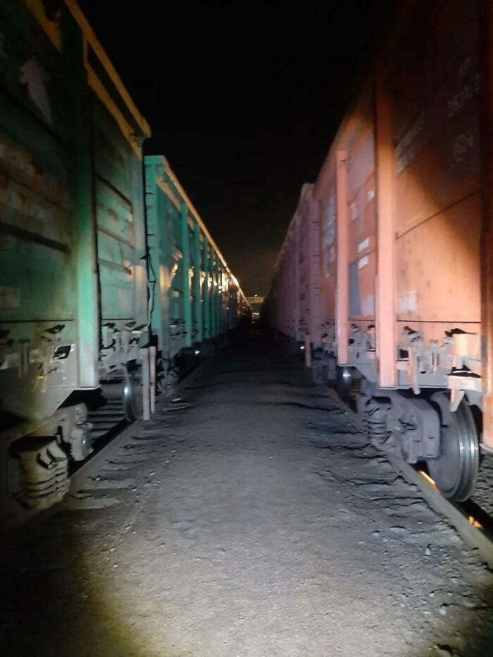 Inspection de trains nocture