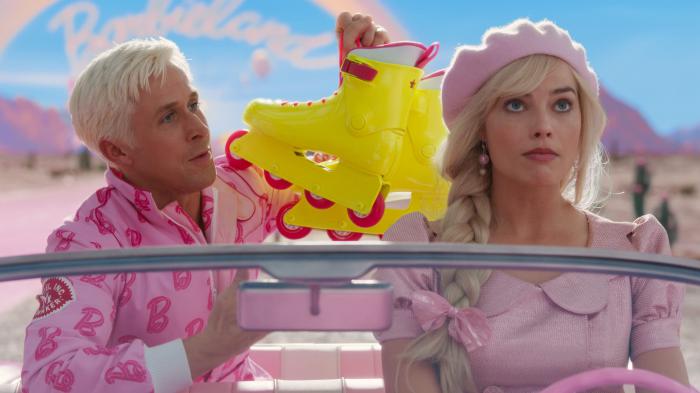 Ryan Gosling et Margot Robbie dans le film Barbie