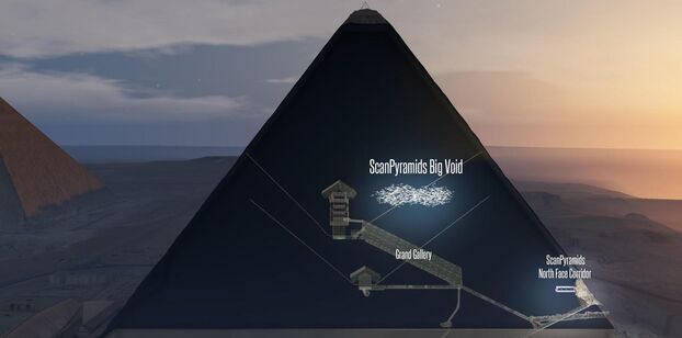 Scanpyramids est une technologie de pointe utilisée pour explorer le monument.