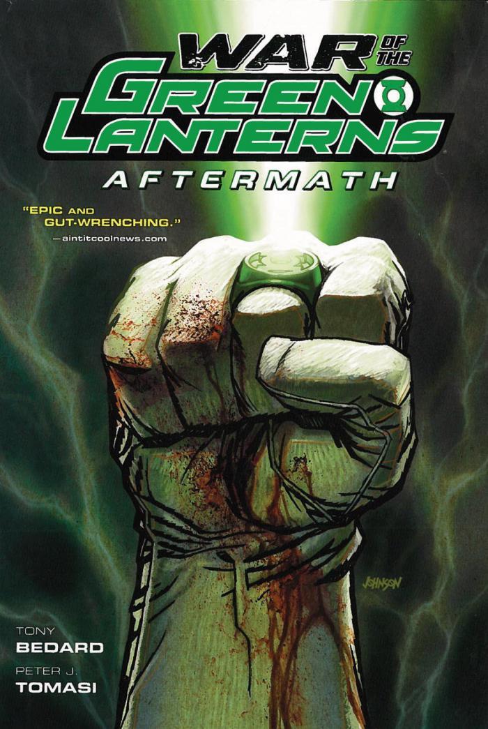 Green Lantern war comics book