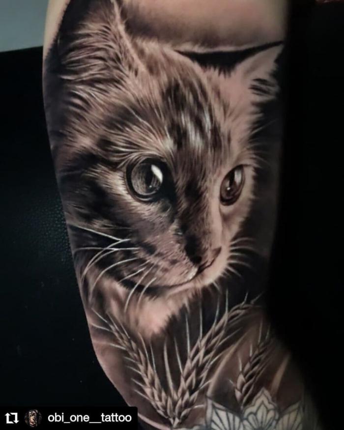 Tatouage chat