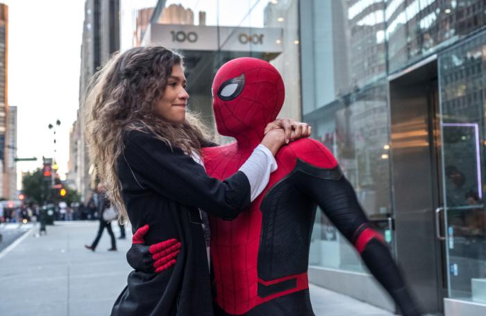 Zendaya et Tom Holland dans Spider-Man : Far From Home