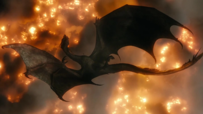 the hobbit movie smaug death