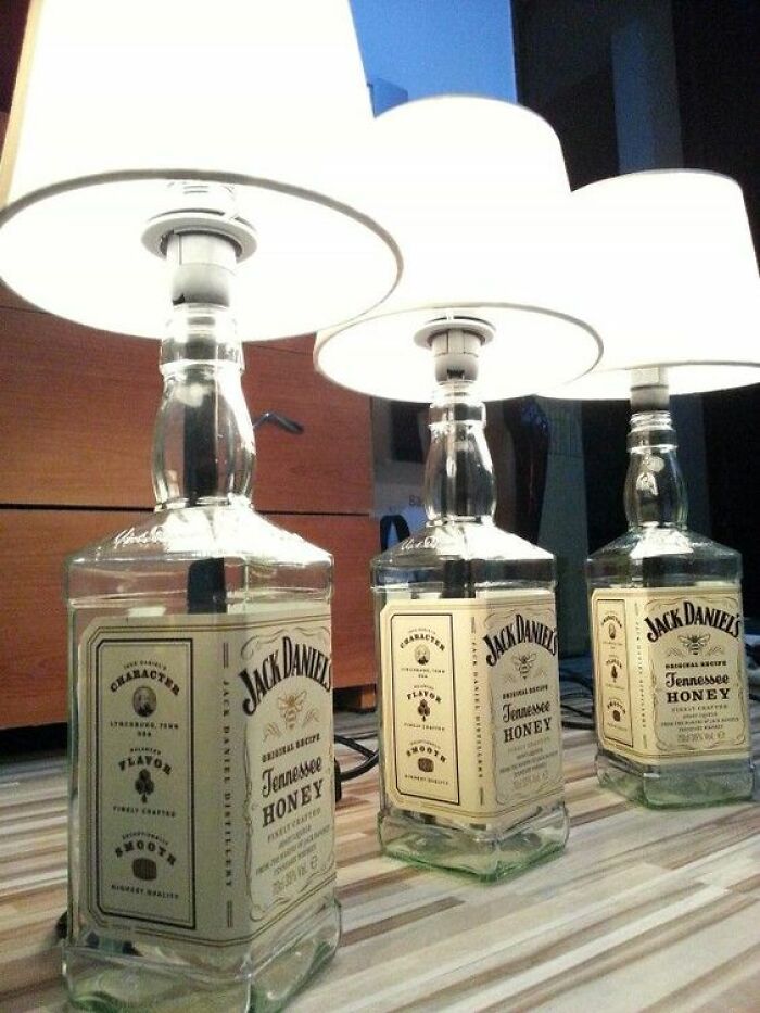 lampe en bouteille