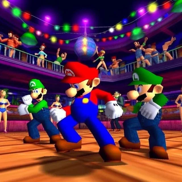 Mario et Luigi en club