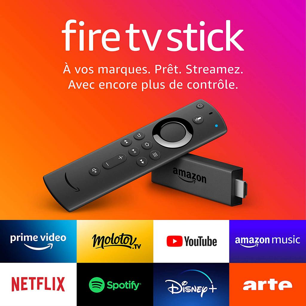 L'excellente clé HDMI  Fire TV Stick est à un prix incroyable pour  tous les modèles