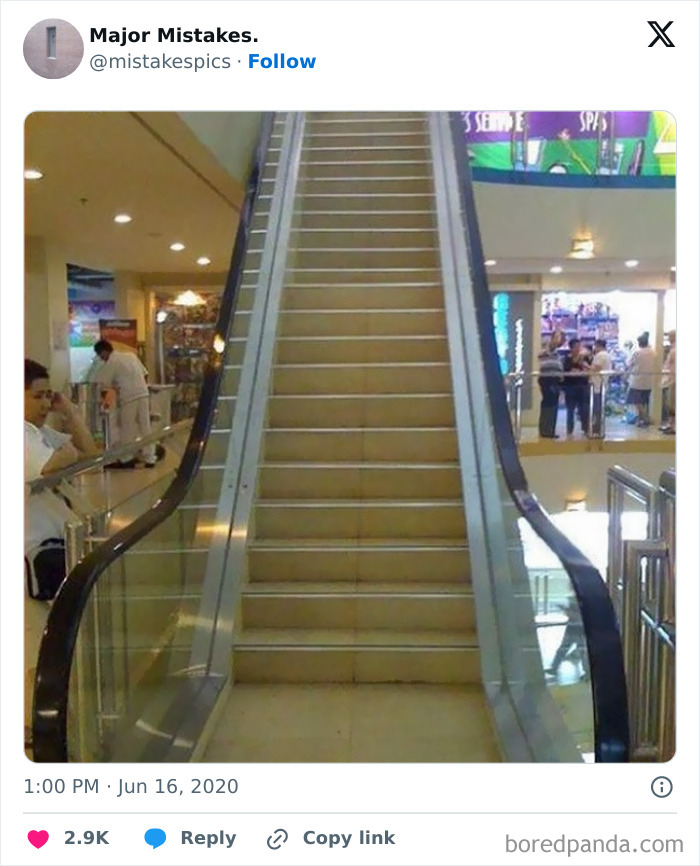 un escalator sans escalator